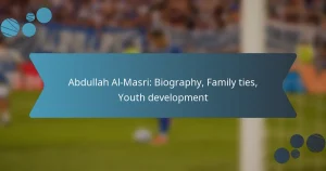 Abdullah Al-Masri: Biography, Family ties, Youth development