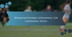 Mohammad Al-Rubaie: Achievements, Club contributions, Honors